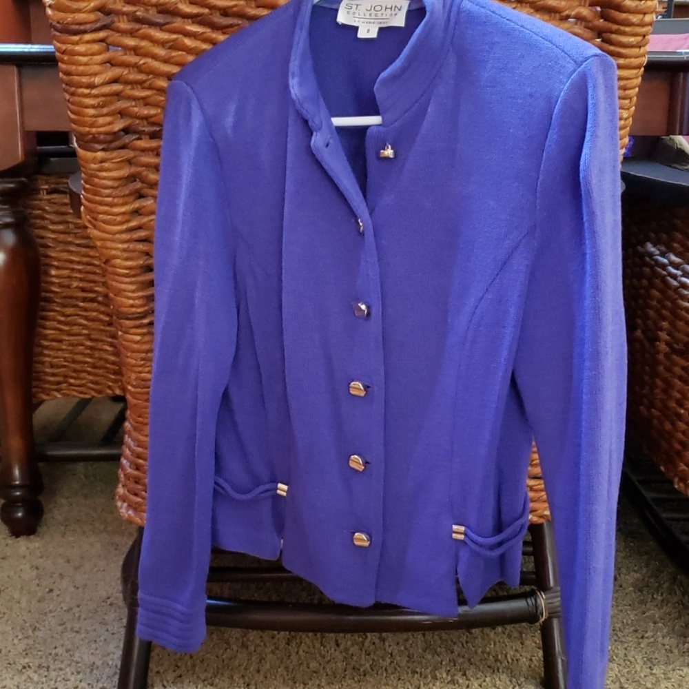 St. John Purple Sweater